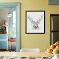 thumbnail image 4 of Contemporary Elk Sketch I, Animals Framed Art Print Wall Art Sold by Art.Com, 4 of 5