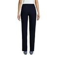 thumbnail image 2 of Lands' End Women's Petite Sport Knit Denim High Rise Elastic Waist Pull On Pants, 2 of 3