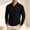 Black, variant on Zivyakyron Business Men Polo Shirts Fall Knit Pullover Long Sleeve Collared Loose Casual Plain Shirts Khaki S