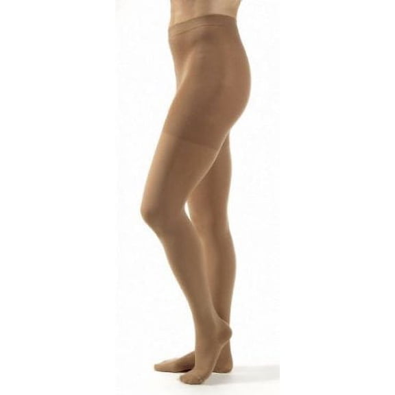 Relief 30-40 mmHg Waist High Open Toe Large Beige