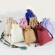 thumbnail image 3 of 50 Uds. De arpillera con cordón para joyería, pendientes, collares, bolsas, bolsas de embalaje de arpillera, paquete para fiesta, cumpleaños, Ropa, zapatos y accesorios Miscelánea borgoña Minnieouse AP015840-05, 3 of 6
