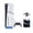 Resident Evil 4, variant on PlayStation 5 Slim Disc Edition Bundle with Hogwarts Legacy and Mytrix 8K HDMI2.1 Cable - PS5, White