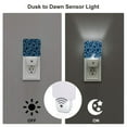 thumbnail image 3 of Honeii Blue Butterfly Print LED Night Light with Light Sensor, Night Lights Plug Into Wall,Ideal for Bedrooms and Hallways-EU, 3 of 7