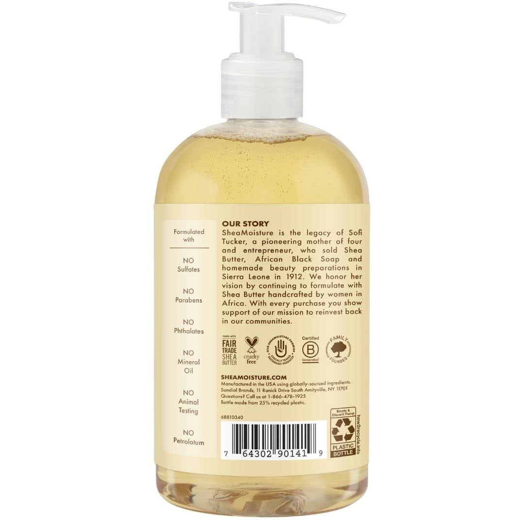 Raw Shea Chamomile & Argan Oil Baby Body Wash by Shea Moisture for Kids - 13 oz Body Wash - Pack of 2
