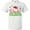 AA-White, variant on Uncle Claus with Christmas Santa Hat and Snowflakes T-Shirt