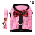 thumbnail image 2 of Rabbit Harness Leash Set Adjustable Breathable Mesh Bunny Vest Rabbit Leash, 2 of 10