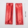 thumbnail image 3 of Unique Bargains 1 Pair Party Gloves Elegant Patent Leather Fingerless Short Style Long Opera Party Gloves 9.06"x3.54" Red, 3 of 5