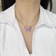 thumbnail image 4 of 2 piezas de joyería minimalista personalizada para collares a juego de mariposas para mujer, 4 of 5