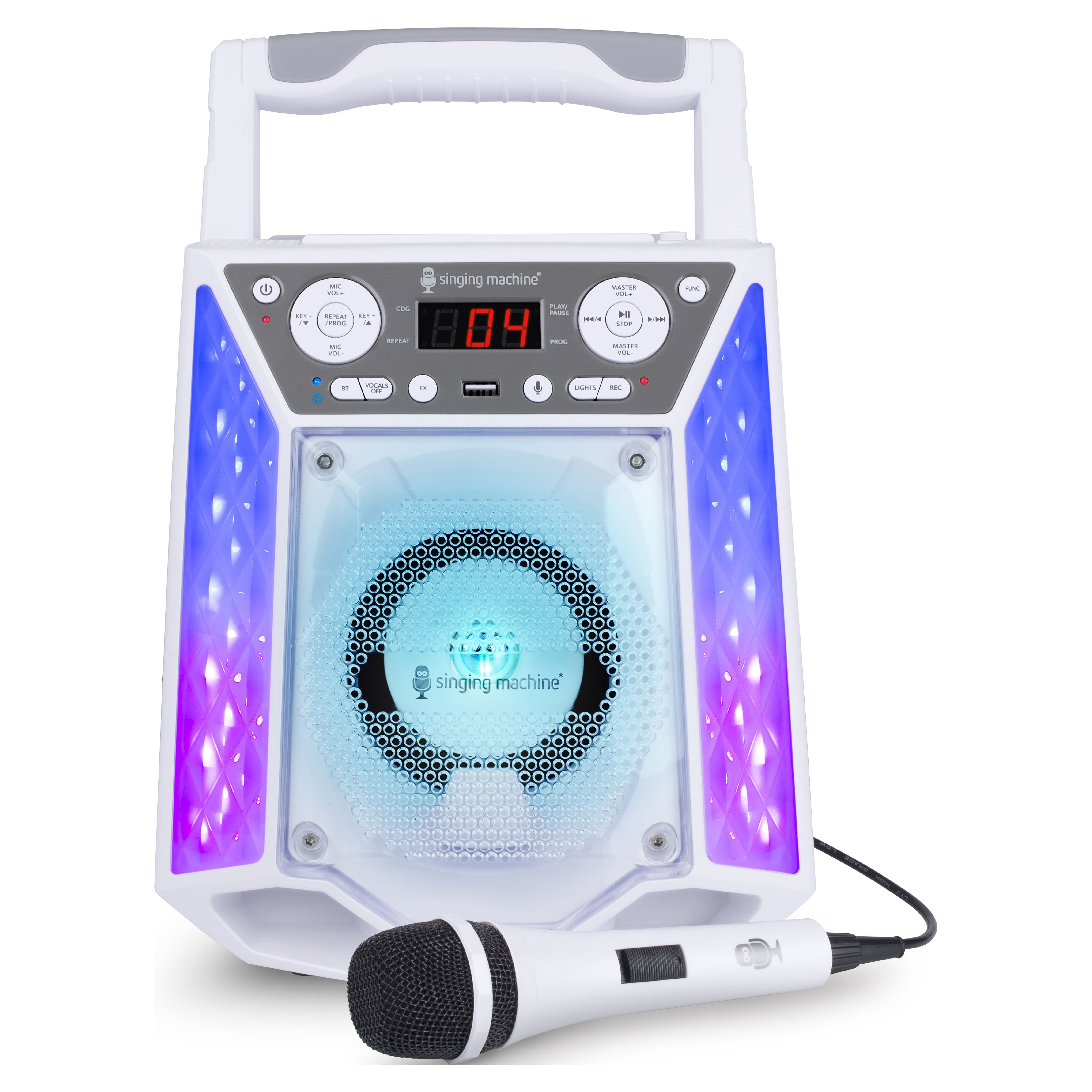 The Singing Machine Shine Voice SML2350 Karaoke Machine with Voice Assistant - image 3 of 7