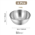 thumbnail image 2 of Tazas para Salsa 4 Piezas Tazones para Salsa Contenedor de Aderezo de 130 Ml /3,46 Pulgadas Tazones PequeñOs para Mojar y Condimentar Condimentos, 2 of 5