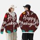 thumbnail image 4 of Balery Happy Thanksgiving Sudadera ligera de manga larga con capucha y protección solar UPF 50+ para hombre y mujer, ideal para pesca y running-3X-Large, 4 of 7