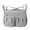 Grey, variant on Stylago Casual Crossbody Bags for Women Multiple Zipper Compartments Shoulder Purses Side Pockets Tote Bag for Students Black