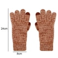 thumbnail image 2 of Guantes de invierno para mujer para clima frío, guantes térmicos con puños para conducir, 2 of 5