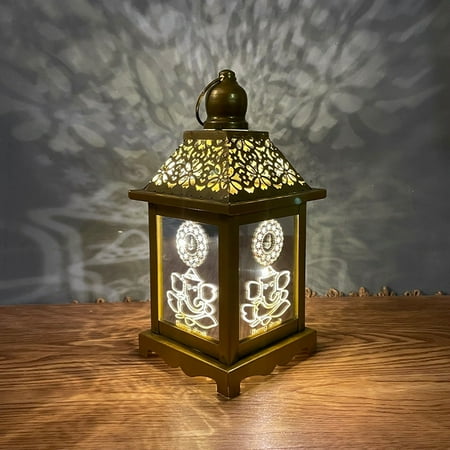 

New Year Reset Dvkptbk Mini Lantern With LED Ramadan Lantern Decoration Mini Lantern Decor With Candles Hanging Lanterns For Ramadan Decor Christmas Wedding Table Centerpiece Decor