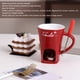 thumbnail image 3 of JUEGO DE CALENTADOR DE MANTEQUILLE DE CERÁMICA CON Tenador, Olla para Fondue, Juego de Olla para Derretir, Juego de Cuencos para queso, chocolate, mantecilla, Caramelo, Taza de, 3 of 7