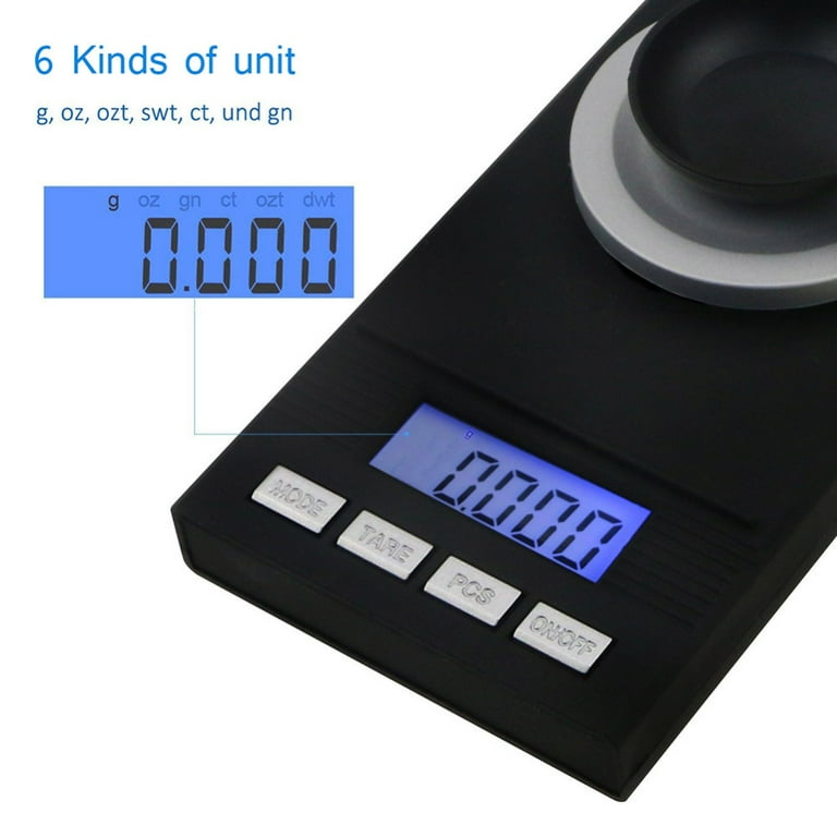 0.001g 50g Mini Digital Scale Milligram Scale Portable Jewelry Scale Baking  Scale Kitchen Scale Carat Scale With 50g Calibration - Kitchen Scales -  AliExpress