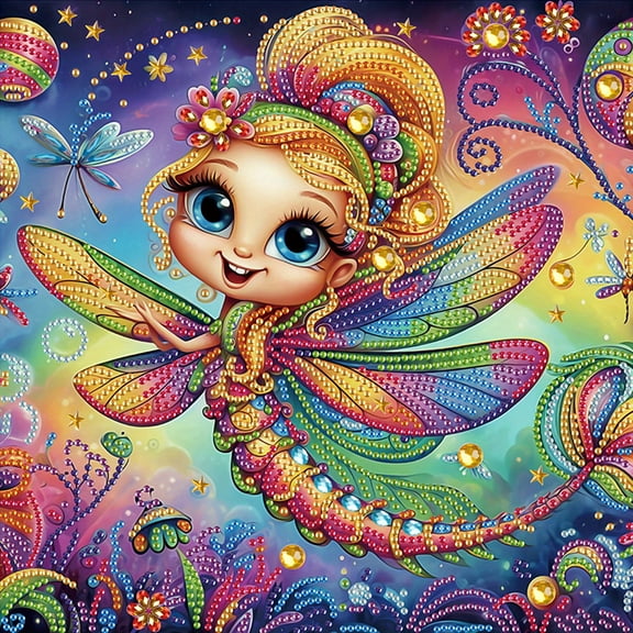 Dragonfly Diamond Art Painting Kit