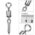 thumbnail image 2 of Connecteur de Pêche Durable Pivotant, Pivotant à Roulement à Pêche, 10 pour Appât Mou, 2 of 8