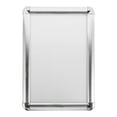 thumbnail image 1 of SHOWERORO 1Pcs Picture Frame With Round Corners A4 Size Wall Display Frame Modern Silver 12.97X9.55X0.79in, 1 of 8