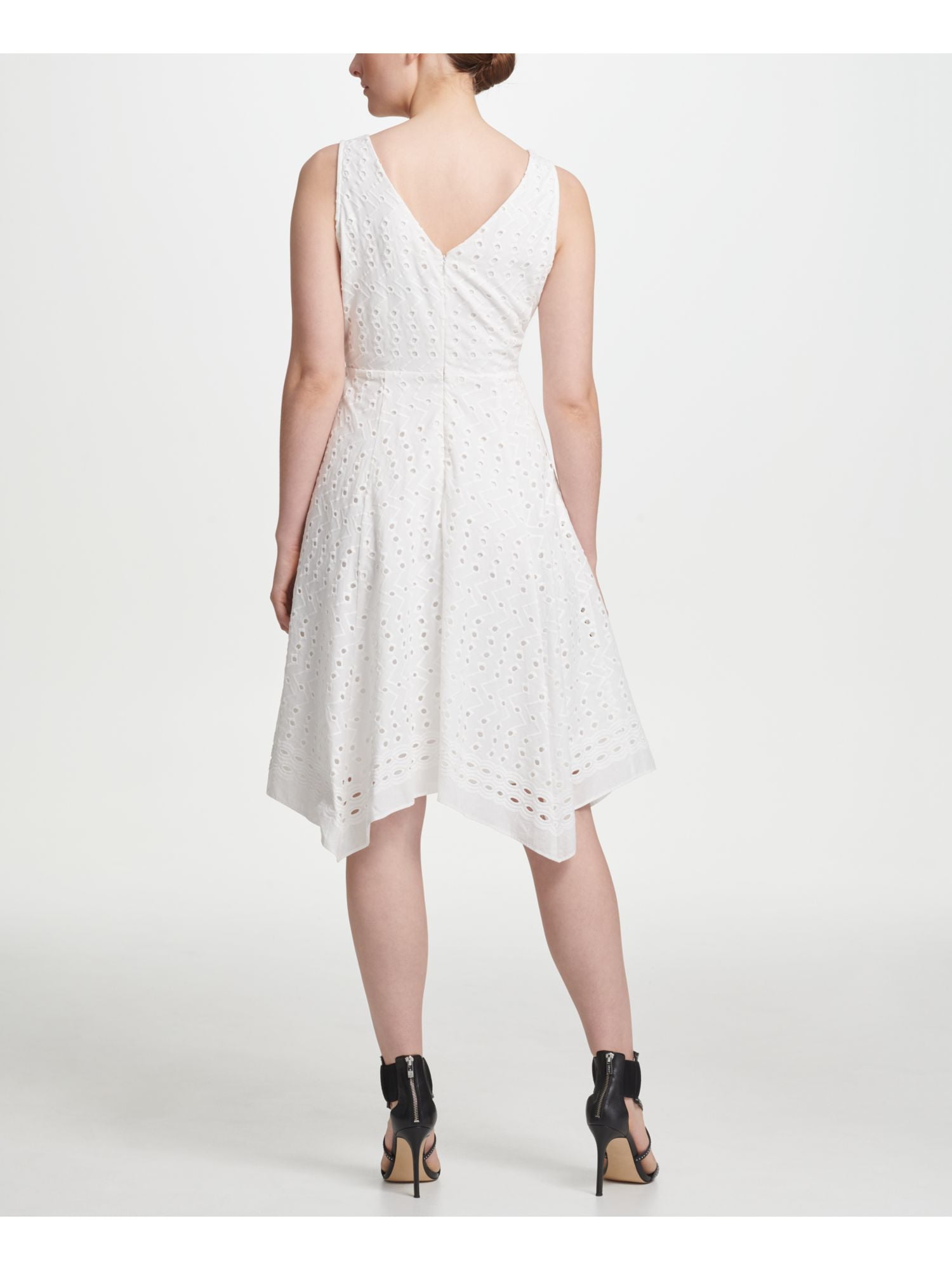 dkny eyelet dress