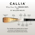 thumbnail image 3 of Willow Wolfe Callia Artist Dodo Drybrush Brush-1/2", 3 of 6
