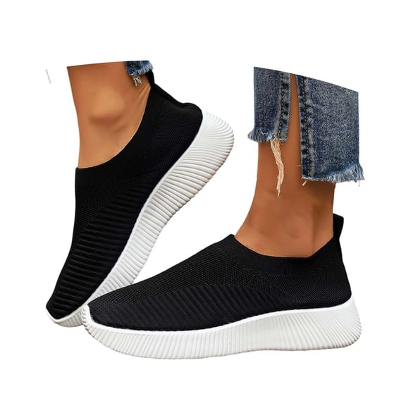 Pull-on Shoes Women Sock Sneakers Walking Jogging Yoga Casual Lightweight Indoor Outdoor
