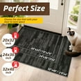 thumbnail image 4 of FLOORHUG Modern Striped Door,Gray ,TPR Non-slip Backing Indoor Floor Mats, 24" x 36", Water-Resistant, 4 of 9