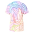 thumbnail image 4 of Womens Graphic T-shirts Short Sleeve Crewneck Fashion Print Tee Loose Summer Tops Pink XXL, 4 of 5