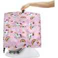thumbnail image 4 of Cartoon Horse Rainbow Stand Mixer Cover Dust Protector Cover Compatible with 5-8 Quart Kitchen Aid Mixer Kitchen Decor Appliance Covers with 2 Pockets Pink, 4 of 7