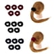 thumbnail image 1 of Paquete de 15 Lazos para el Cabello Hugo para Mujeres Y Niñas Terciopelo, 1 of 10