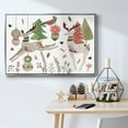 thumbnail image 5 of Reindeer Wishes Collection A - Framed Gallery Wrapped Holiday Canvas - 25 x 37 - Silver Frame, 5 of 8