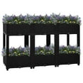 thumbnail image 1 of vidaXL Raised Bed 120x40x71 cm Polypropylene, 1 of 4