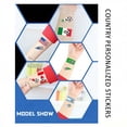 thumbnail image 4 of Fan Stickers: National Soccer Temporary For Sports Events Easy To Apply &, 4 of 5