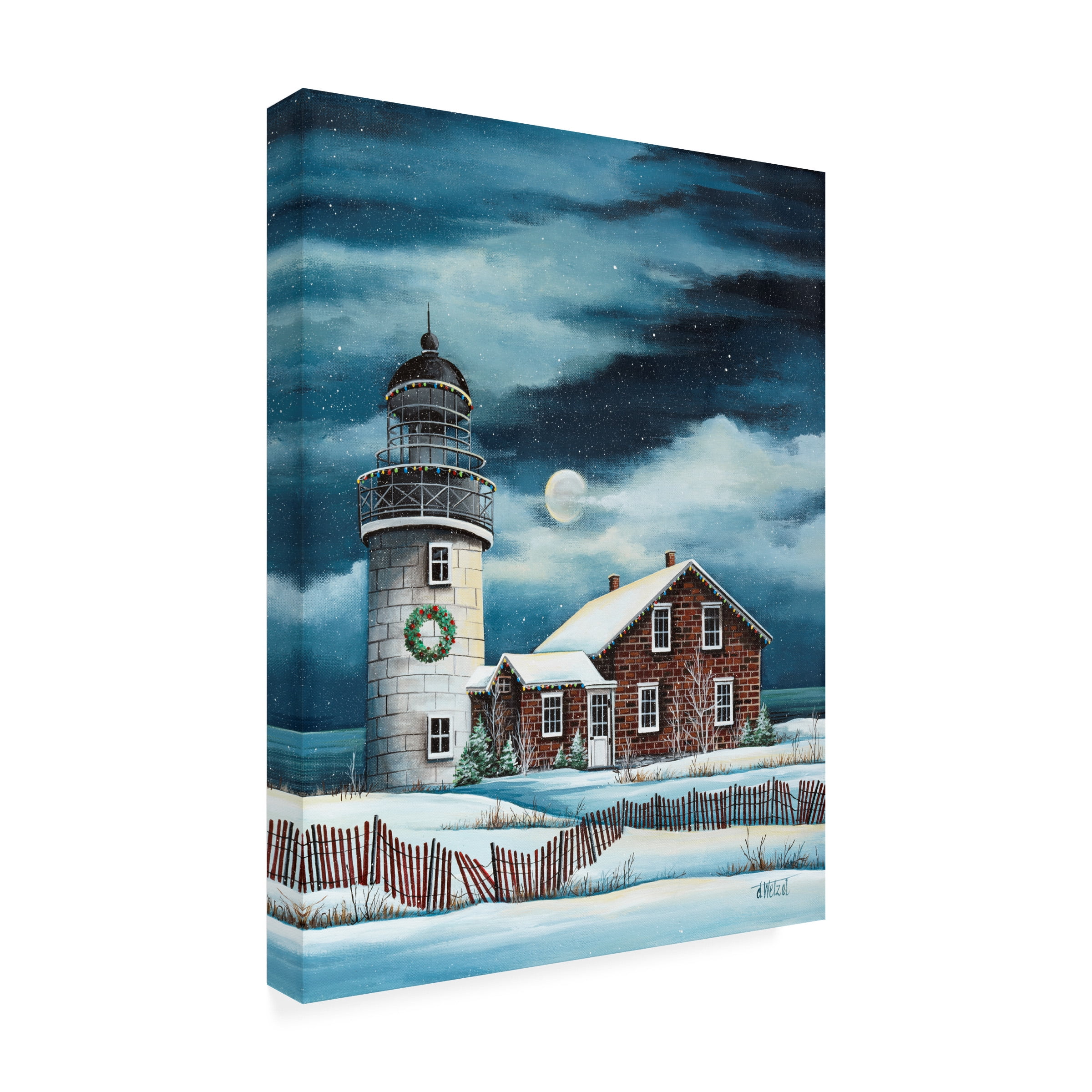 Debbi Wetzel 'Holiday Light' Canvas Art