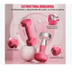 thumbnail image 2 of Par Mancuernas De 1 Kilos Rojo Ejercicio Pilates Yoga Gym Color Rosa, 2 of 4