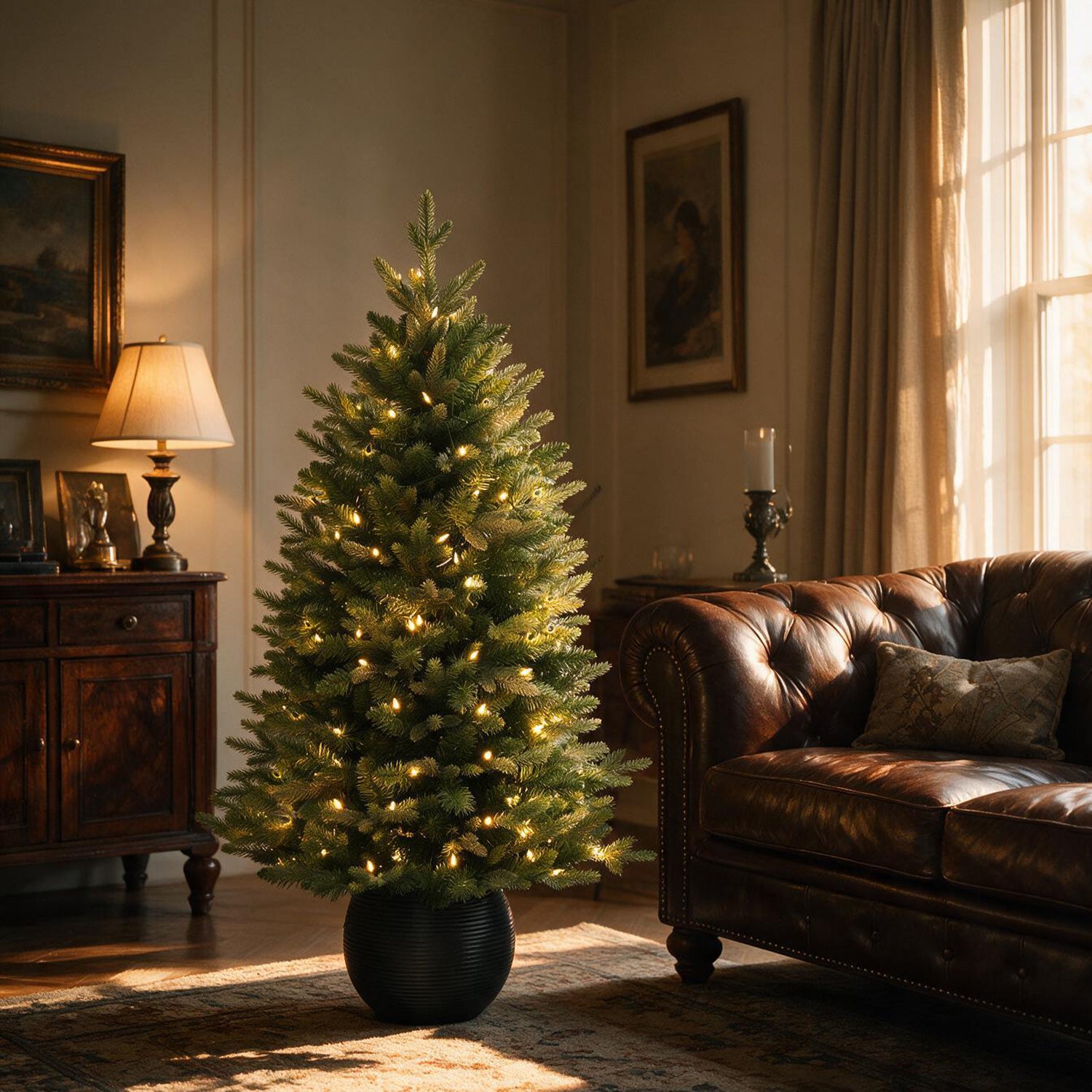 Vivatrees 3ft Pre-Lit Potted Christmas Tree photo 7