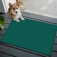 thumbnail image 4 of Dark Green Area Rugs 2x3 for Living Room, Farmhouse Solid Green Color Modern Art Non Slip Washable Rug Runner, Low Pile Indoor Floor Carpet Mat Bathroom Rugs for Bedroom, Kids Room, 4 of 9