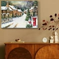 thumbnail image 2 of Denozer Large Christmas Wall Art - Santa Wall Art, Christmas Canvas, Winter Wall Art, Christmas Pictures, Christmas Poster - 18x12 inches, 2 of 8
