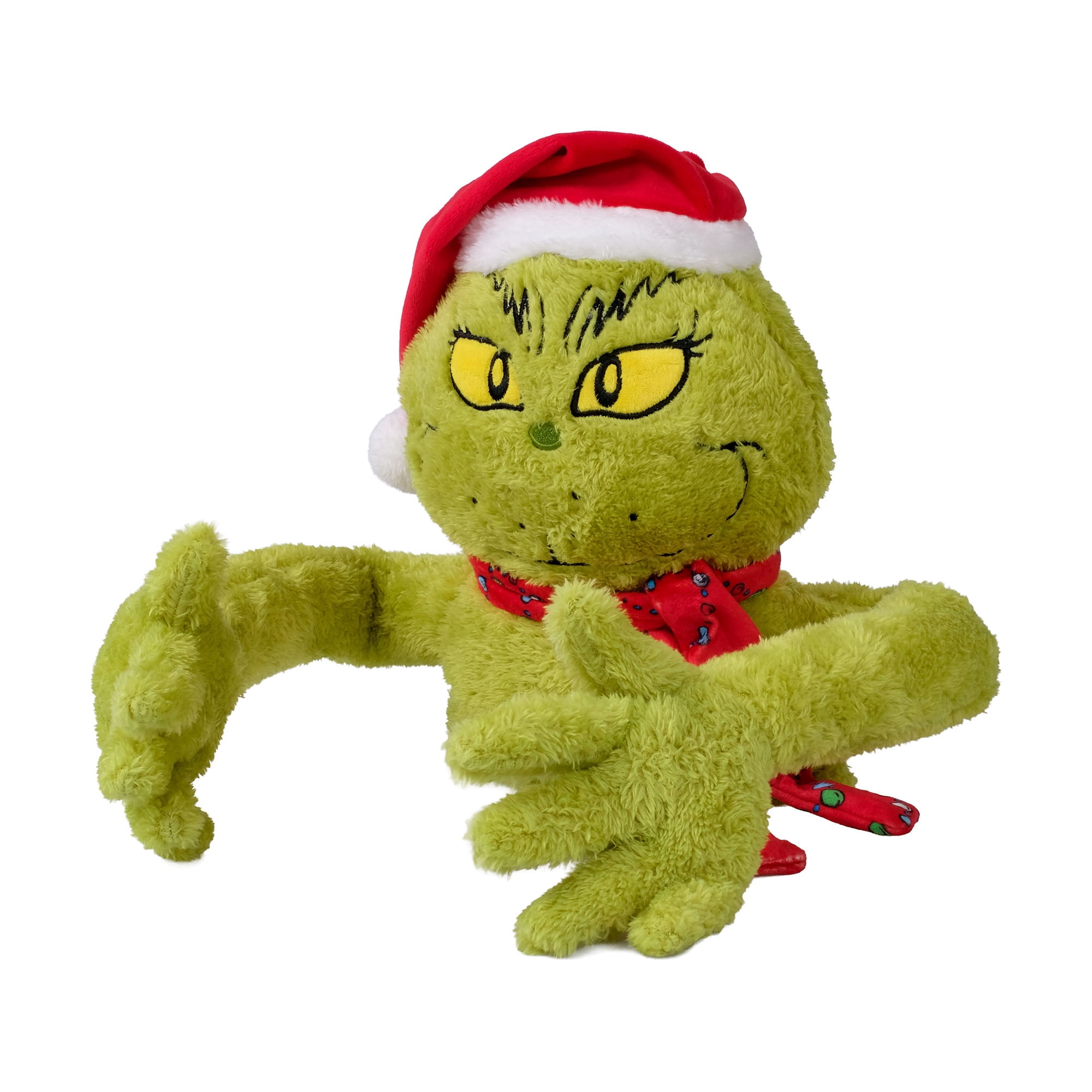 Grinch Tree Hugger With Wrap‑Around Arms – Holiday Character Accent
