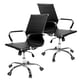 thumbnail image 1 of Juego de 2 Silla de Escritorio Gaon Ergonomica y Ajustable Negro, 1 of 9