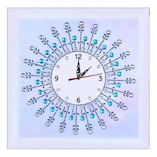 Cuadros Decorativos DIY forma especial diamante pintura sol flor pared reloj artesanía decoración del hogar JShteea Nuevos Originales