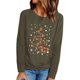 thumbnail image 1 of Tops de mujer Camisas Blusas Elegantes Camisas casuales de manga larga Cuello redondo de Navidad Ajuste ligero Túnica de otoño Top Otoño Odeerbi ODB-5, 1 of 6