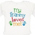 thumbnail image 4 of Inktastic My Grammy Loves Me Boys or Girls Long Sleeve Baby Bodysuit, 4 of 5
