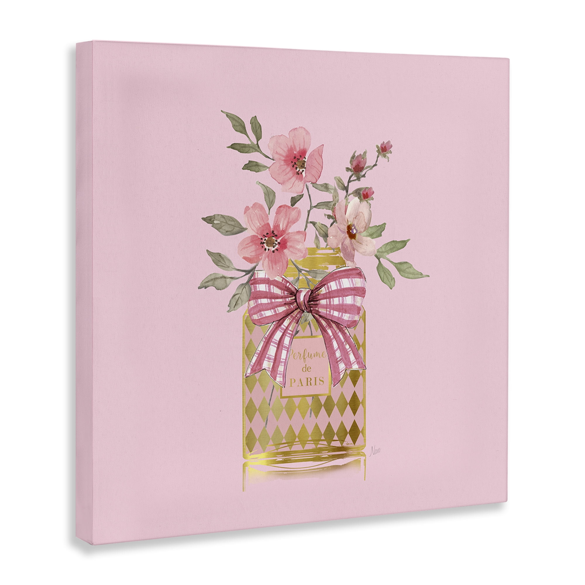Stupell Industries Perfume Bouquet Florals Plants & Flowers Painting Wrapped Canvas Art Print Wall Art, 24 x 24