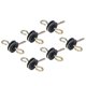 thumbnail image 2 of 20PCS Fence Insulator Screw Galvanized Steel and Polypropylene with Two Way Hook Fence Ring Insulator for Pasture, 2 of 5