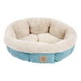 thumbnail image 1 of Pet Mate Precision Pet SnooZZy Mod Chic Élégant Rond Cuddler Pet Lit pour Chien, Sarcelle, 1 of 3