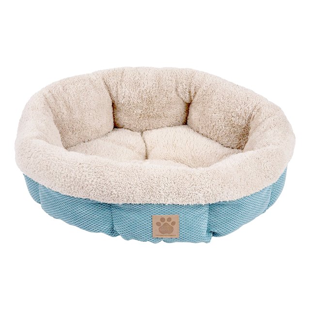 Pet Mate Precision Pet SnooZZy Mod Chic Élégant Rond Cuddler Pet Lit pour Chien, Sarcelle