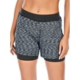 thumbnail image 1 of Women's Yoga Shorts Quick Dry Workout Running Shorts Loose Athletic Gym Shorts Double-Layer Short, 1 of 7