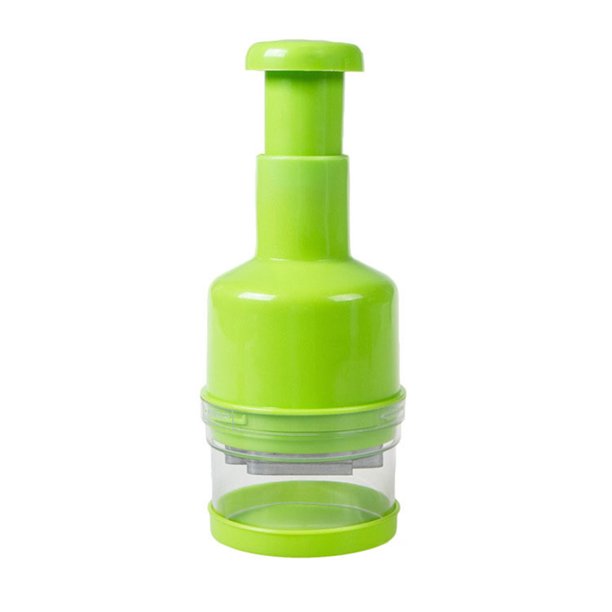 Cortador manual de alimentos, herramienta duradera para puré de ajo para suministros de cocina (verde) Tmvgtek Libre de BPA