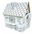 thumbnail image 2 of Piku Cardboard Playhouse for Kids to Color, 2 of 7